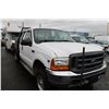 Image 2 : 2001 FORD F-250 XL SUPER DUTY, 2DR FLATDECK TRUCK, WHITE, VIN # 1FTNX21L01EC13220