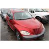 Image 2 : 2001 CHRYSLER PT CRUISER LIMITED EDITION, 4 DOOR HATCHBACK, RED, VIN # 3C8FY4BB31T678656