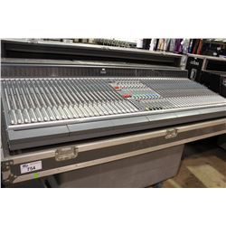 SOUNDCRAFT SM24 48 CHANNEL  AUDIO CONSOLE WITH CLYDSDALE ROAD CASE & POWER SUPPLIES