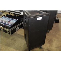 EAW KF650 FULL RANGE SPEAKER WITH SOFT BAG AND WHEEL BOARD