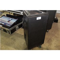 EAW KF650 FULL RANGE SPEAKER WITH SOFT BAG AND WHEEL BOARD