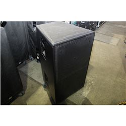 EAW SB600 DUAL 15'' SUB SPEAKER WITH SOFT BAG AND WHEEL BOARD