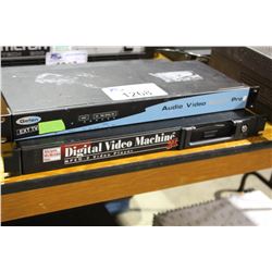 LOT OF TWO HIGH DEFINITION VIDEO ROUTERS