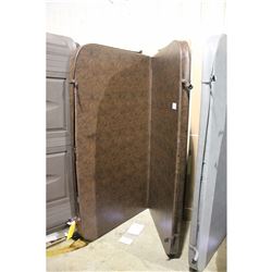 CLEARWATER 92.5" X 84.5" WALNUT HOT TUB COVER