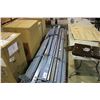 Image 1 : LOT OF LIGHT DUTY PALLET RACKING (CART/STRAPS NOT INCLUDED)