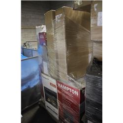 PALLET OF FIREPLACE INSERTS & PARTS