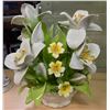 Image 1 : LARGE CAPODIMONTE FLOWER POT 12" HIGH