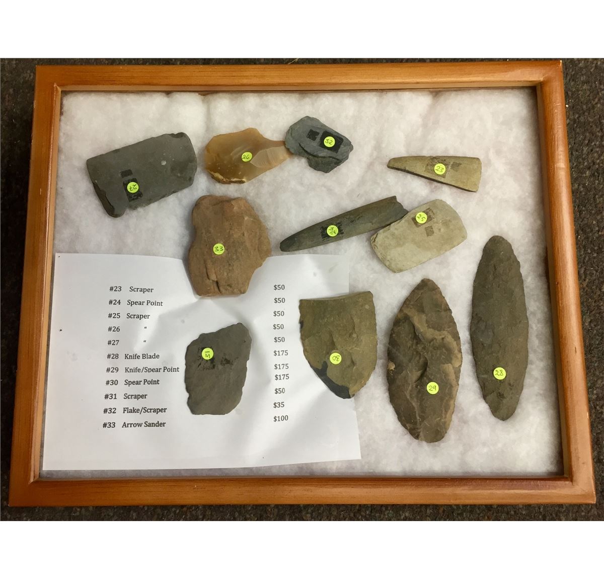COLLECTION OF ASSORTED FIRST NATION STONE ARTIFACTS