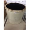 Image 1 : St. Joihn, N.B. 2 Gallon Pottery Crock (9.5" high, 10" diameter)