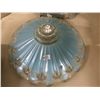 Image 1 : Vintage Pressed Glass Light Shade (10.25" diameter)