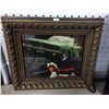 Image 1 : Dodge Charger Framed Advertising Sign (11" X 14" including frame)