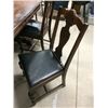 Image 3 : Solid Walnut Dining Suite Including Table, 6 Chairs and Buffet