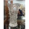 Image 1 : Pinwheel Crystal Vase (8" high)