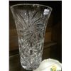 Image 1 : Pinwheel Crystal Vase (8" high)