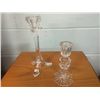 Image 1 : 2 Crystal Candle Holders