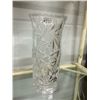Image 1 : Pinwheel Crystal Vase (7.75" high)
