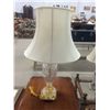 Image 1 : Pair of Crystal Base Table Lamps