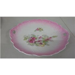 Antique Porcelain Floral Plate