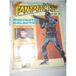 1978 VOL.1 DECEMBER NO.5 *FANTASTIC FILMS-BATTLESTAR GAL* BOOK VALUE $?!! COMIC CAME OUT OF SAFE!!
