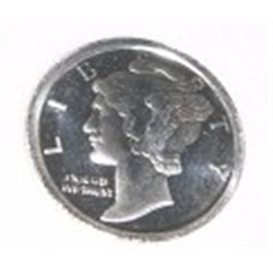 SILVER MERCURY HEAD DIME 1/10oz .999 FINE SILVER *MS HIGH GRADE*!! MERCURY HEAD CAME OUT OF SAFE BOX