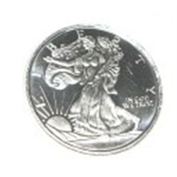 SILVER WALKING LIBERTY HEAD 1/10oz .999 FINE SILVER *MS HIGH GRADE*!! WALKING LIBERTY CAME OUT OF SA