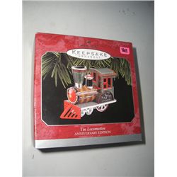 1998 HALLMARK KEEPSAKE ORNAMENT-NEW IN THE BOX *ANNIVERSARY EDITION-TIN LOCOMOTIVE* ORIGINAL PRICE $