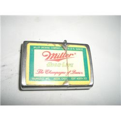 VINTAGE RARE *MILLER HIGH LIFE* LIGHTER STAMPED *K-KOREA*!! LIGHTER CAME OUT OF SAFE!!