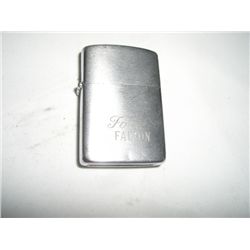 VINTAGE RARE *BARLOW* LIGHTER ADVERTISING *FORD FALCON*!! LIGHTER CAME OUT OF SAFE!!