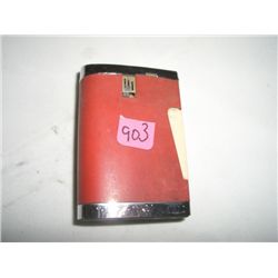 VINTAGE RARE *RONSON* LIGHTER WITH RED!! LIGHTER CAME OUT OF SAFE!!