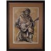 Jose Luis Campuzano (1918-1979), Man Playing Guitar.