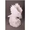 Image 4 : Exquisite white quartz Eagle killing a fish on the