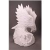 Image 5 : Exquisite white quartz Eagle killing a fish on the