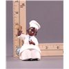 Image 6 : Black Americana porcelain figurine.  Small crack in