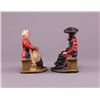 Image 4 : Antique pair of polychrome cast iron Amish figure book