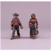 Image 1 : 1900's Amish cast iron figures. (Size: See last photo