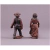 Image 3 : 1900's Amish cast iron figures. (Size: See last photo