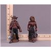 Image 6 : 1900's Amish cast iron figures. (Size: See last photo