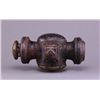 Image 3 : Early 1900's oil car lamp, marked Chicago. (Size: See