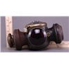 Image 7 : Early 1900's oil car lamp, marked Chicago. (Size: See
