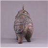 Image 3 : 19th Century Chinese bronze figural censer of a
