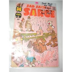 1965 *RARE* VOL.1 DECEMBER NO.52 HARVEY COMICS *SAD SACKS SARGE* COMIC BOOK VALUE $20.00!!