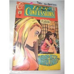 1969 VOL.1 AUGUST NO.57 CHARLTON COMICS *TEEN CONFESSIONS* COMIC BOOK VALUE $15.00!!