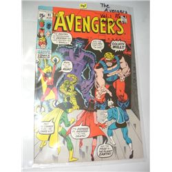 1971 *EXTREMELY RARE* VOL.1 AUGUST NO.91 MARVEL COMICS *THE ANENGERS* COMIC BOOK VALUE $100.00!!