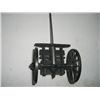 Image 2 : BEAUTIFUL CANNON TRAILER CAST IRON HAS A NAMEPLATE STAMPED *FORT LARAMIE NATIONAL HISTORIC SITE*!!