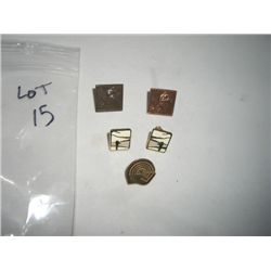 ASSORTED BOY SCOUT/CUB SCOUT PINS & OTHERS INCLUDES *VINTAGE BEAR & WOLF PINS*!! ITEMS CAME OUT OF S