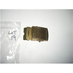 US NAVY ISSUED BRASS BELT BUCKLE STAMPED *SOLID BRASS-MADE IN USA*!! GENTLEMANS FAMILY WE ARE LIQUID