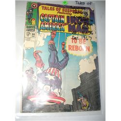 1967 *EXTREMELY RARE* VOL.1 DECEMBER NO.96 MARVEL COMICS *TALES OF SUSPENSE-CAPTAIN AMERICA & IRON M