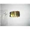 Image 1 : US NAVY ISSUED BRASS BELT BUCKLE STAMPED *SOLID BRASS-MADE IN USA*!! GENTLEMANS FAMILY WE ARE LIQUID