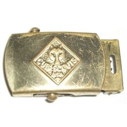 VINTAGE CUB SCOUTS *BSA* BELT BUCKLE STAMPED SOLID BRASS-MADE IN USA* *BUCKLE CAME OUT OF SAFE!!