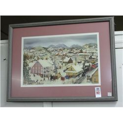 Framed Print Eagle Bridge by Moses